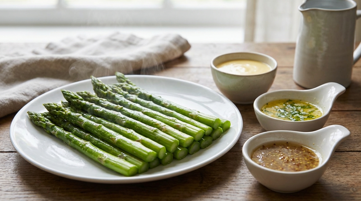 découvrez le temps de cuisson parfait des asperges à la vapeur et des sauces délicieuses qui subliment leur saveur pour des plats savoureux et légers.