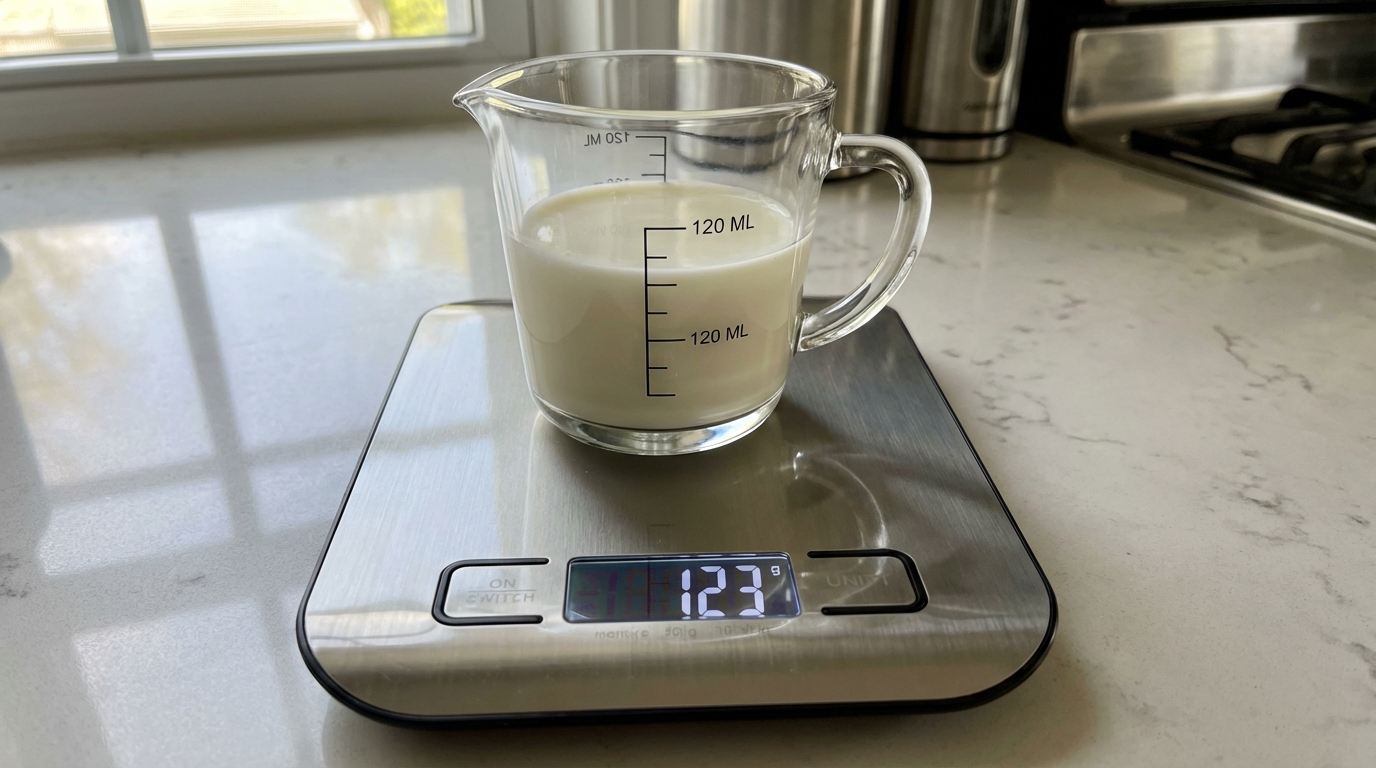 découvrez combien pèsent exactement 120 ml de lait en grammes et pourquoi cette conversion peut vous surprendre. explications claires et détails pratiques pour vos recettes.