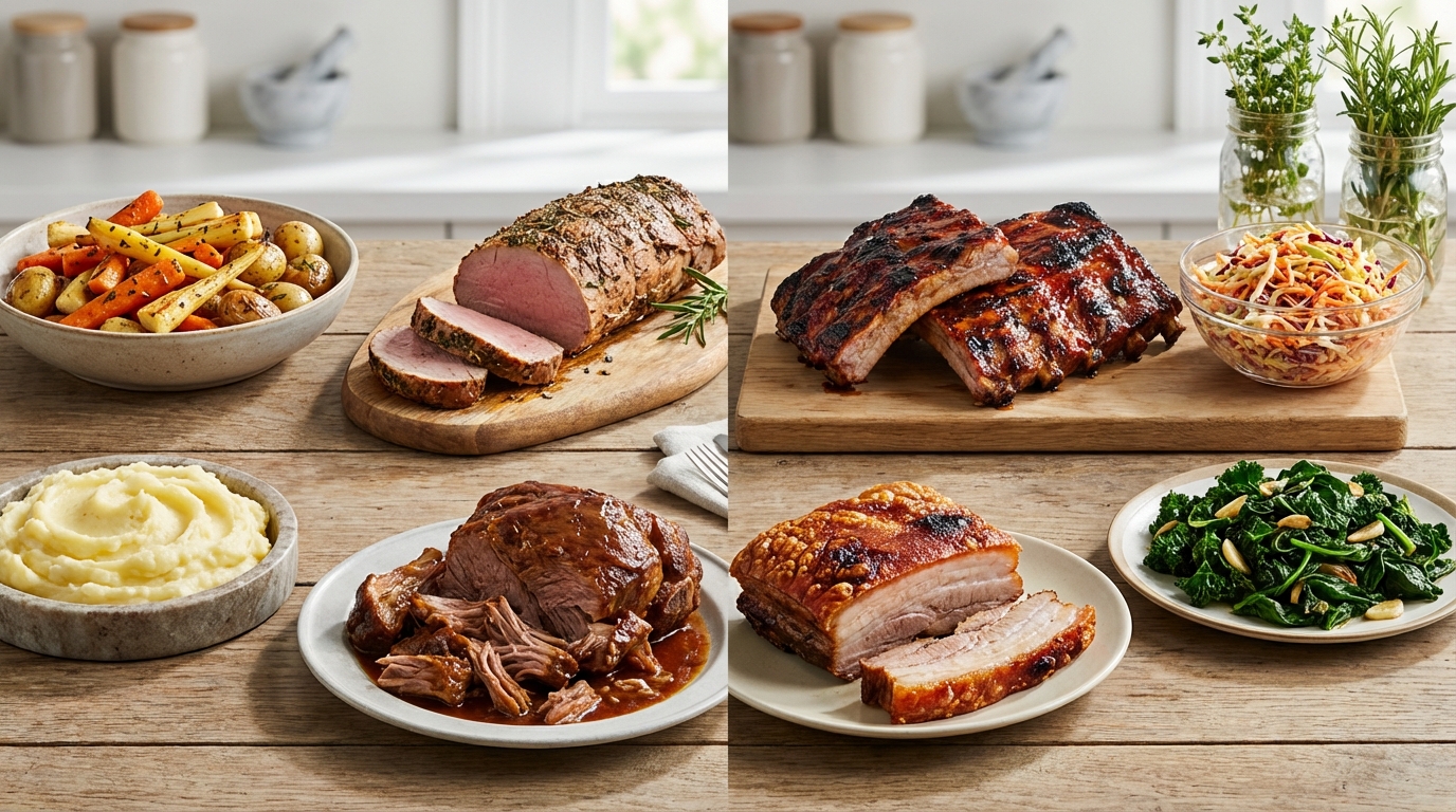 découvrez comment choisir l'accompagnement idéal pour chaque pièce de porc selon le mode de cuisson afin de sublimer vos plats et régaler vos papilles.